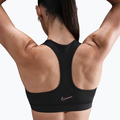 Tréninková podprsenka Nike Swoosh Medium Support black