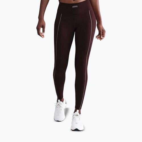 Dámské legíny Nike One High-Waisted burgundy crush