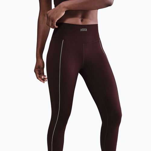 Dámské legíny Nike One High-Waisted burgundy crush
