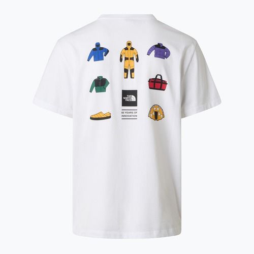Pánské trekové tričko The North Face Mountain Celebration Regular tnf white