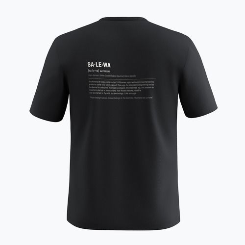 Pánské tričko Salewa Eagle Vocab black out