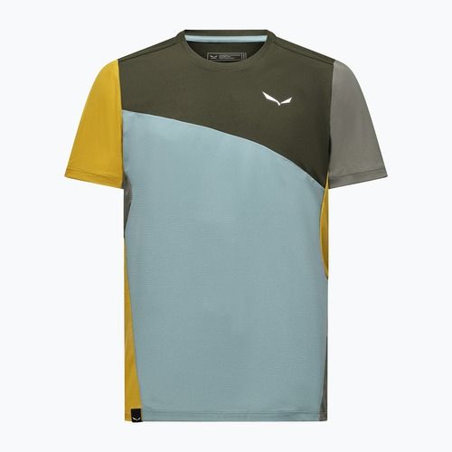 Pánské trekové tričko Salewa Puez Sporty Dry dark olive/multi