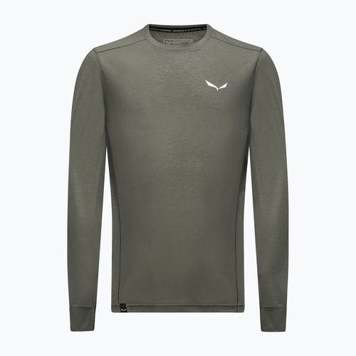 Pánské trekové tričko s dlouhým rukávem Salewa Puez Dry faded green
