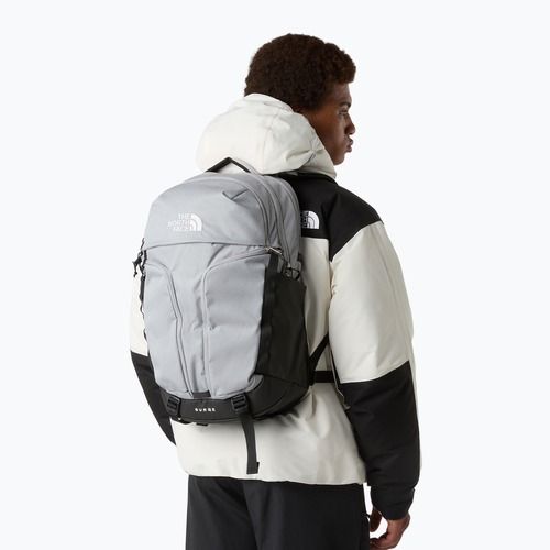 Městský batoh The North Face Surge 31 l melt grey dark heather/tnf black