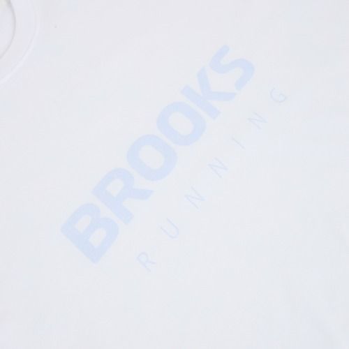 Dámské běžecké tričko Brooks Graphic white/halogen blue
