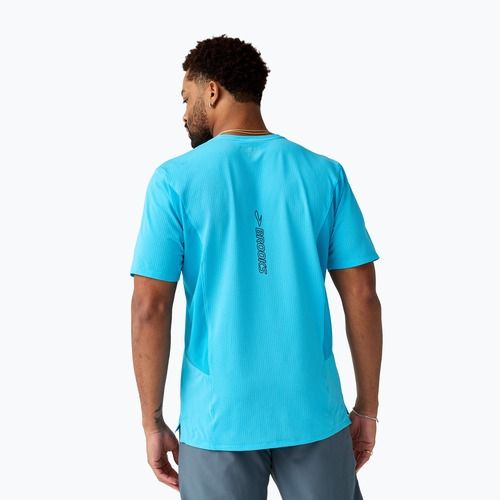 Pánské běžecké tričko Brooks Highpoint 2.0 blazing blue/atomic blue