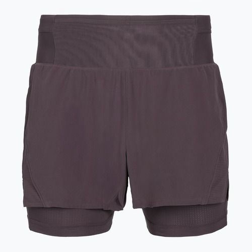 Pánské běžecké šortky Brooks High Point 5" 2IN1 2.0 dark russet