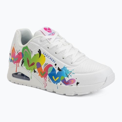 Dámské boty SKECHERS Uno Open Your Heart white