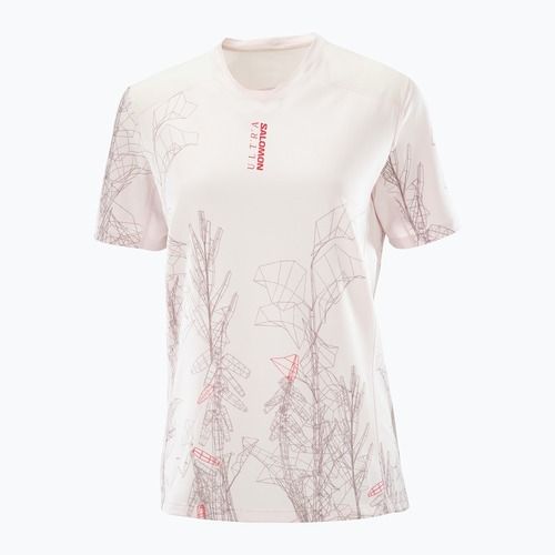 Dámské běžecké tričko Salomon S/Lab Ultra Tee Aop lilac ash