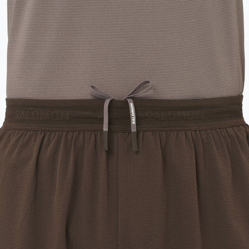 Pánské běžecké šortky Salomon Sense Aero 7" coffee bean
