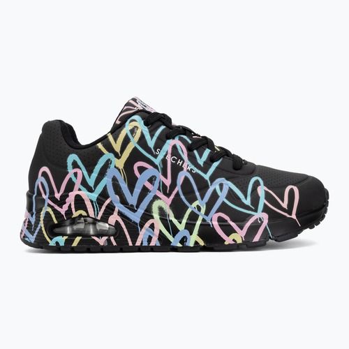 Dámské boty SKECHERS JGoldcrown Uno Spread The Love black