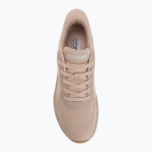 Dámské boty SKECHERS Bobs Squad 4 Staple Look beige