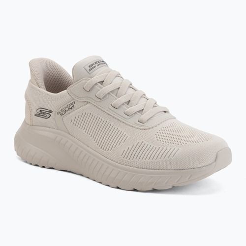 Pánské boty SKECHERS Bobs Squad Chaos Solid Step white