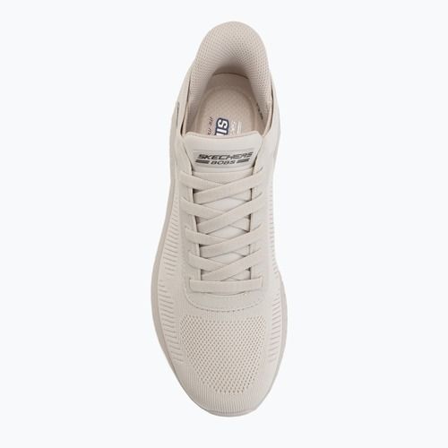 Pánské boty SKECHERS Bobs Squad Chaos Solid Step white