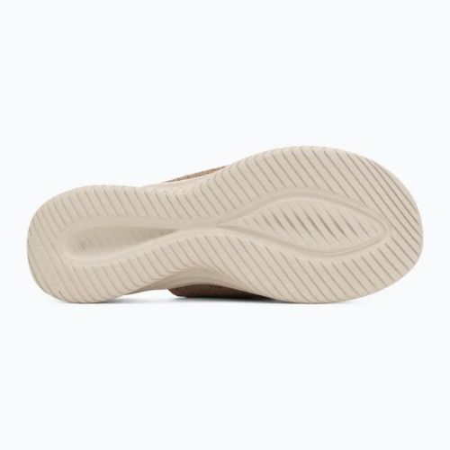 Dámské pantofle SKECHERS Ultra Flex 3.0 Rhythm Waves brown