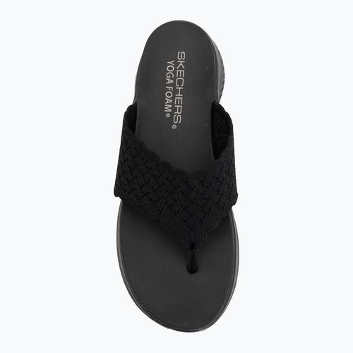 Dámské pantofle SKECHERS Ultra Flex 3.0 Rhythm Waves black