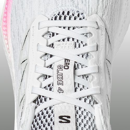 Dámské běžecké boty Salomon Aero Glide 4 white/white/black