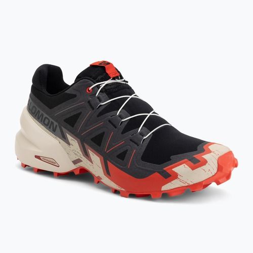 Pánské běžecké boty Salomon Speedcross 6 black/fiery red/almond milk