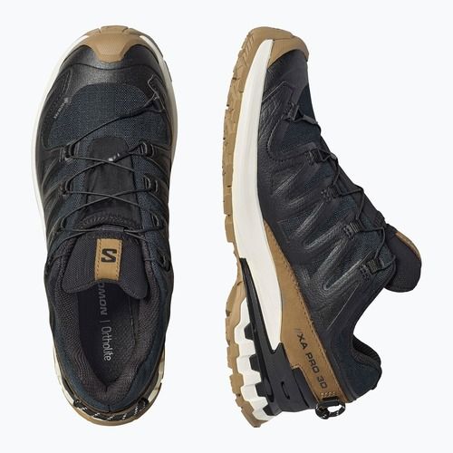 Dámské běžecké boty alomon XA PRO 3D V9 GTX Lifelong black/coyote brown/vanilla ice