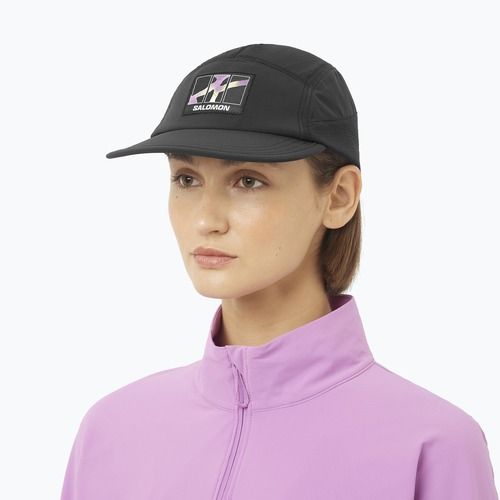 Kšiltovka Salomon Sense Aero pink frosting/acid lime