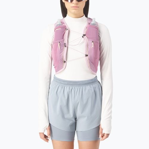 Dámská běžecká vesta Salomon Active Skin 12 Set dawn pink/dusky