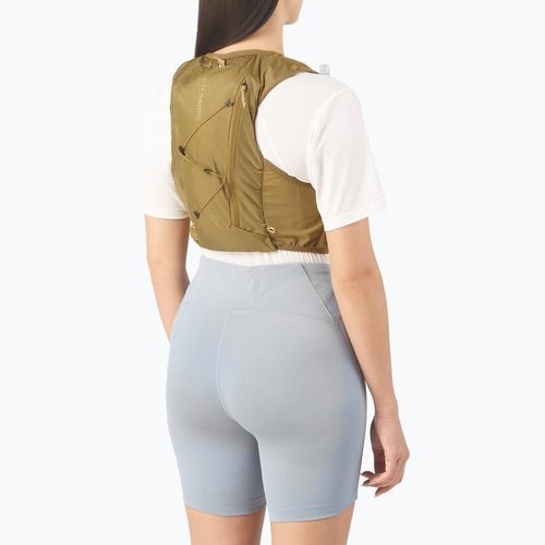 Běžecká vesta Salomon Active Skin 4 Set brilliant olive/willow