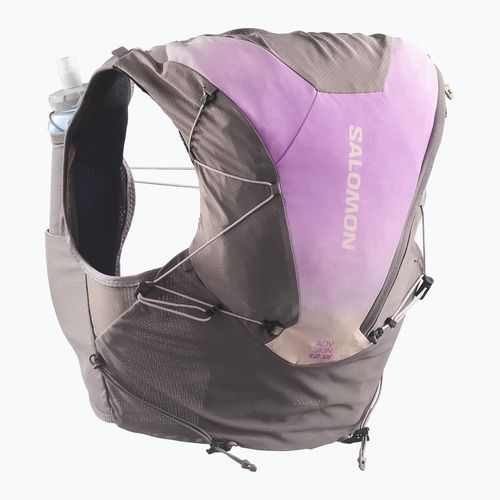 Dámská běžecká vesta Salomon ADV SKIN 12 Gradient Set iron/shadow gray