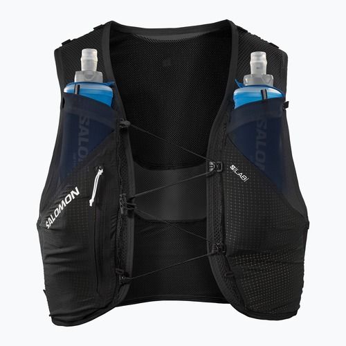 Běžecká vesta Salomon S/Lab Pulsar with 3 Flasks black/white