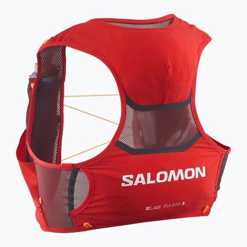 Běžecká vesta Salomon S/Lab Pulsar 3 Set fiery red/andorra/orange pop