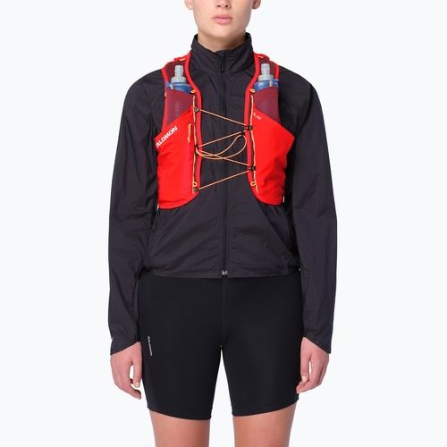 Běžecká vesta Salomon S/Lab Pulsar 3 Set fiery red/andorra/orange pop