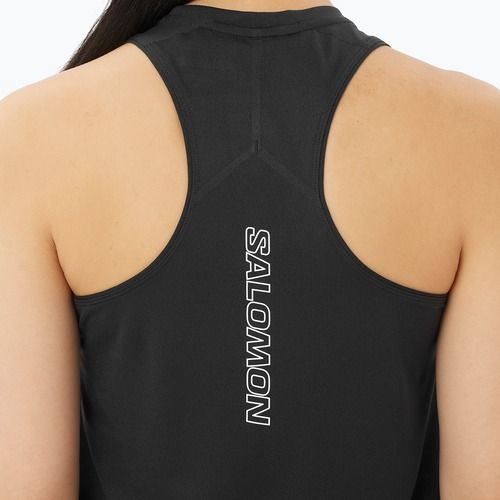 Dámské běžecké tričko Salomon Sense Aero Short Tank deep black