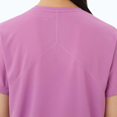 Dámské běžecké tričko Salomon Sense Aero SS Tee GFX iris orchid/acid lime