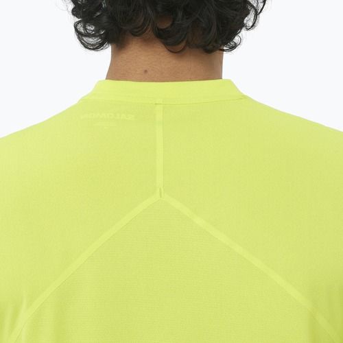 Pánské běžecké tričko Salomon Sense Aero SS Tee GFX acid lime