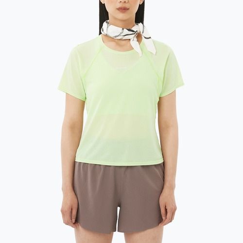 Dámské běžecké tričko Salomon Shakeout Air Cropp butterfly