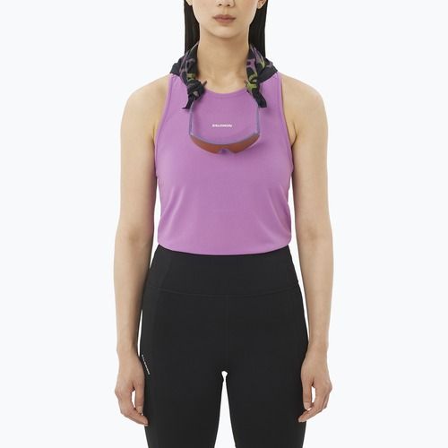 Dámské běžecké tričko Salomon Shakeout Core Tank iris orchid