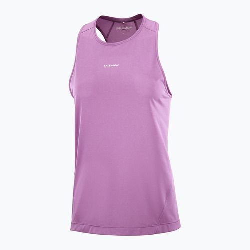 Dámské běžecké tričko Salomon Shakeout Core Tank iris orchid