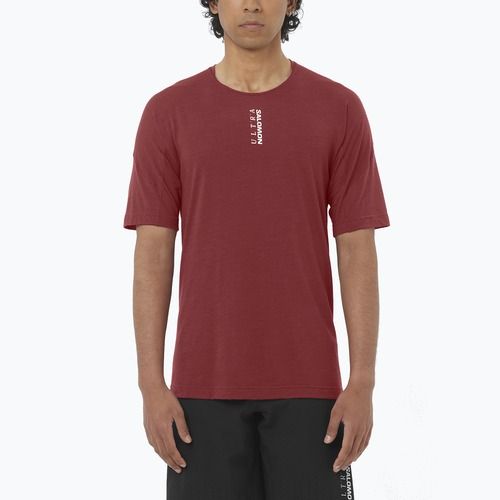 Pánské běžecké tričko Salomon Ultra Tee syrah