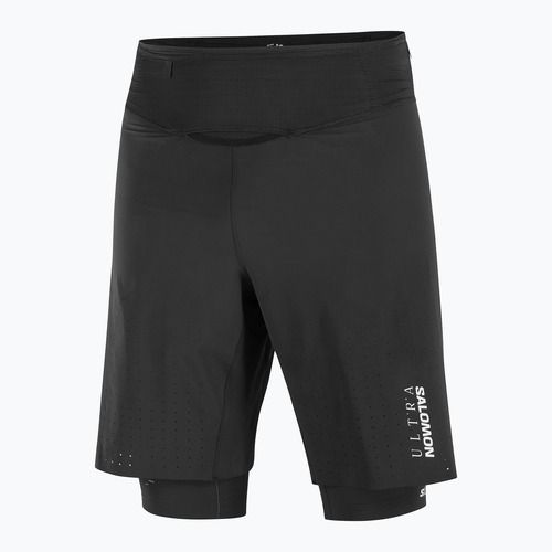 Pánské běžecké šortky Salomon S/Lab Ultra 2IN1 deep black