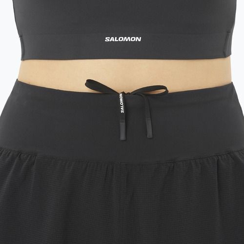 Dámské běžecké šortky Salomon Sense Aero Stow 4" deep black