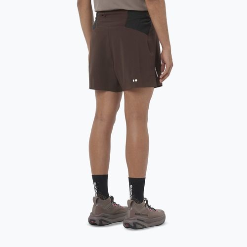 Pánské běžecké šortky Salomon Sense Aero Stow 5" coffee bean