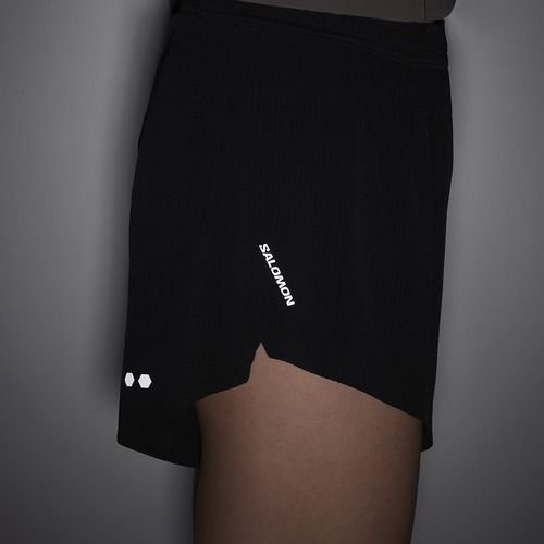 Dámské běžecké šortky Salomon Sense SPLT 3" deep black