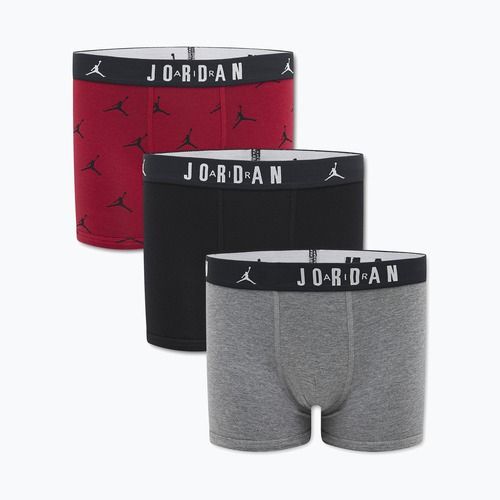 Dětské boxerky Nike Jordan JHB Flight Cotton Essential 3 pairs gym red