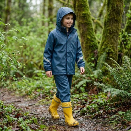 Dětské holínky KADVA PuddleProof JR s reflexními prvky žluté