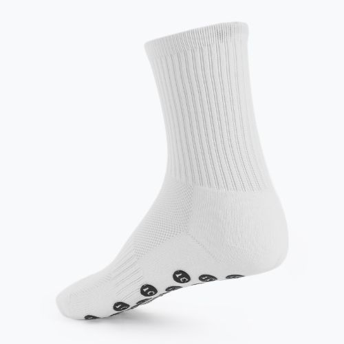Dětské fotbalové ponožky OneTeam Precision Grip non-slip 2-pack white
