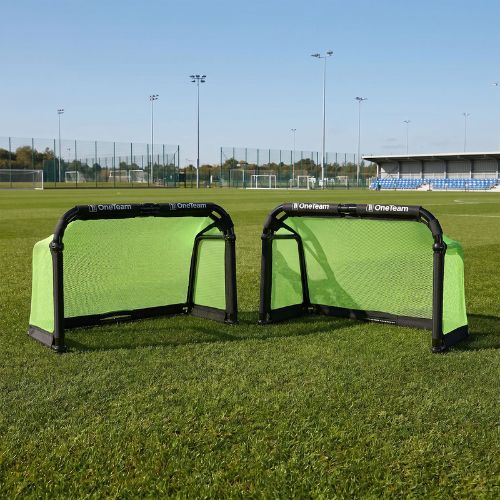 Fotbalová branka OneTeam Swiftgoal 120 x 70 cm black/green