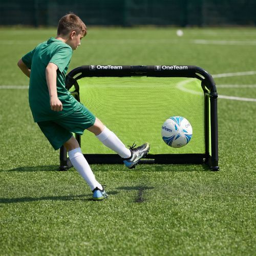 Fotbalová branka OneTeam Swiftgoal 120 x 70 cm black/green