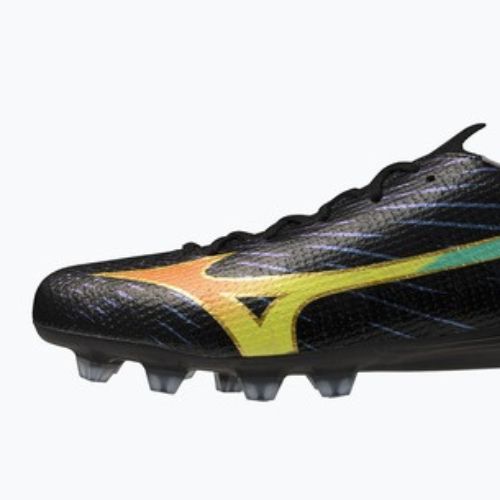 Kopačky Mizuno Alfa III Pro FG black/lava orange/evening primrose