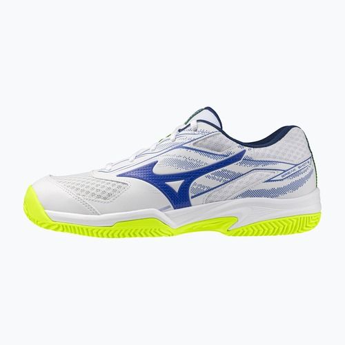 Pánské tenisové boty Mizuno Break Shot 5 CC white/dazzling blue/lightning