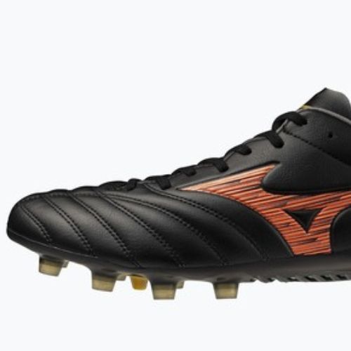 Kopačky Mizuno Monarcida Neo III Pro FG black/lava orange/arcadia