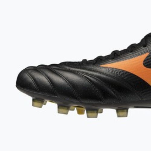 Kopačky Mizuno Morelia Neo V β Elite FG black/lava orange/arcadia